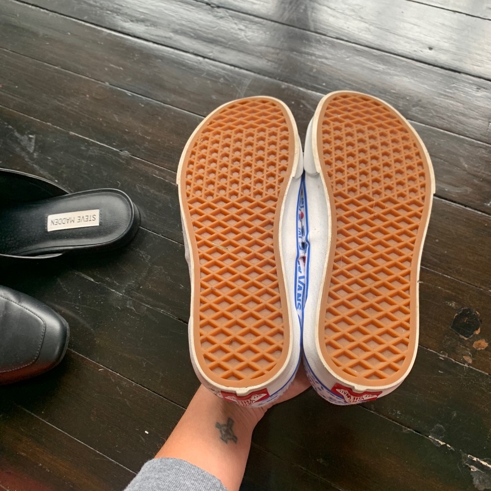 VANS I love my vans print Limited Edition Vans Sneakers size W8 - Picture 4 of 6